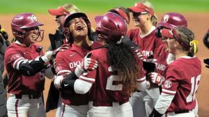 ESPN REPORT:Sooner Softball Dominates: Eight OU Players Named to NFCA Midwest All-Region Team…