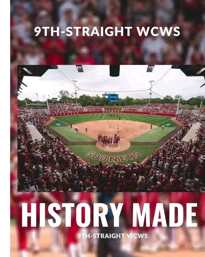 HISTORY MADE: Oklahoma Softball Continues Reign, Sets Historic College Record with 9th Consecutive WCWS Berth….