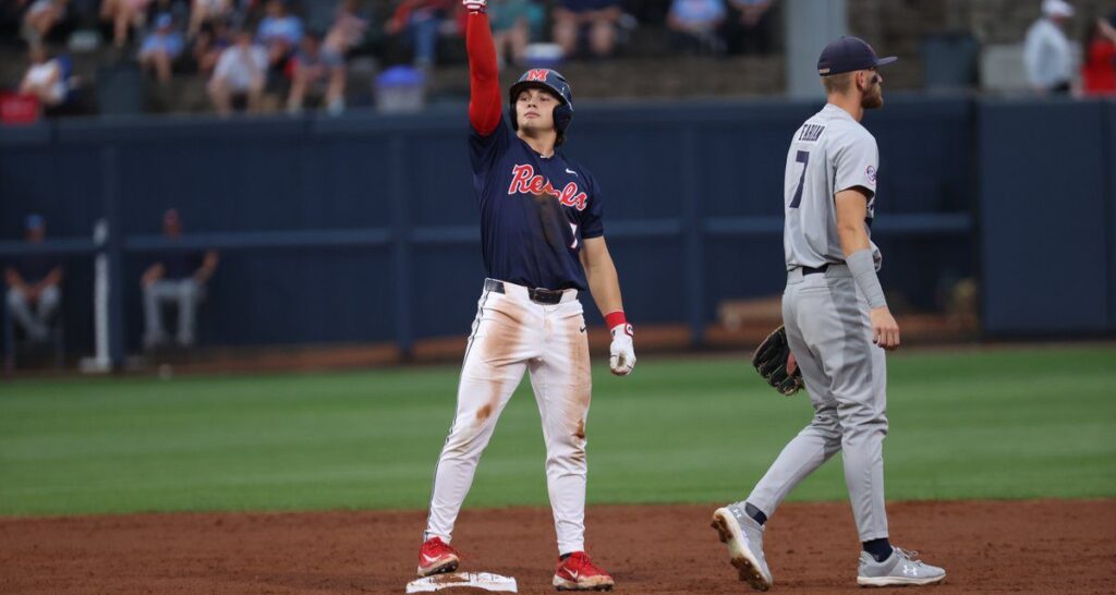 Shocking ESPN REPORT:Ole Miss Baseball Upsets No. 6 Auburn in Game One of Final SEC Series, 9-2…
