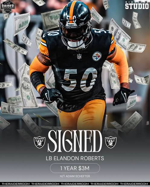 BREAKING NEWS: Steelers Free-Agent Linebacker Elandon Roberts…