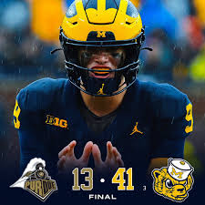 Breaking:Michigan Wolverines | 9-0. See you next week at noon in Happy… 
