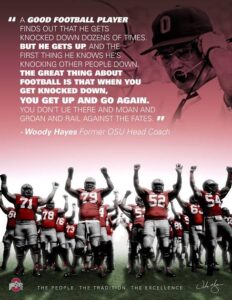Release Date Confirmed! Date Announced!!! Emotional!!! Netflix Today Officially Announced the Premiere Date for Its Highly Anticipated Documentary Celebrating the Life and Extraordinary Career of the Late, Legendary Head Coach Woody Hayes led the team the Ohio State buckeyes. Woody Hayes Great Book You Win with People, 1973. Woody Hayes was an author who published You Win With People in 1973. The autobiography recounts his success on the football field and contains many funny stories from both life and football. As all Buckeye fans know, Woody’s 205 wins remain a Big Ten conference record!…