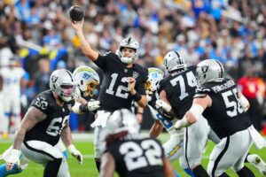 ESPN REPORT: Raiders quarterback: Aidan O’Connell will compete to be backup…