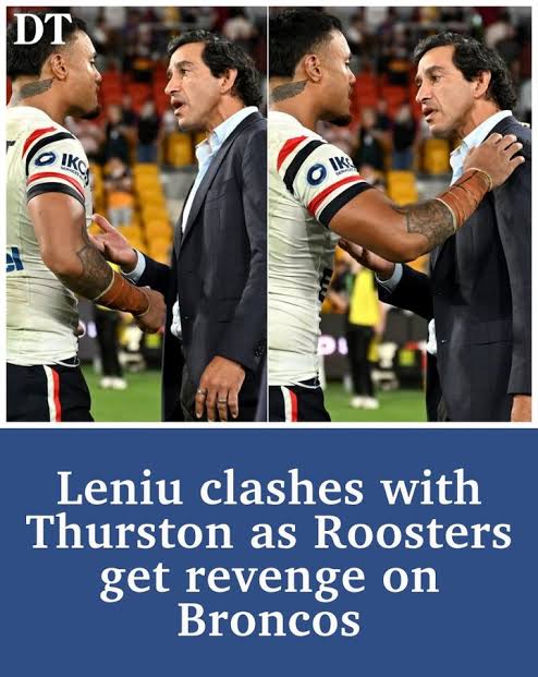 Bombshell: Spencer Leniu and Johnathan Thurston clash after Sydney Roosters Match Fallout….