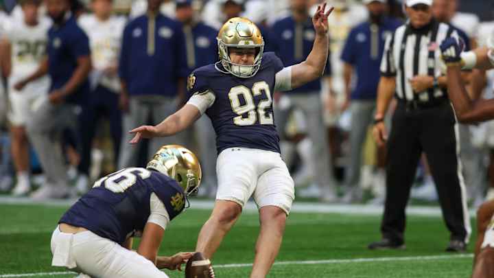 JUST Announced: Former Notre Dame Kicker Announces His New Transfer Destination….
