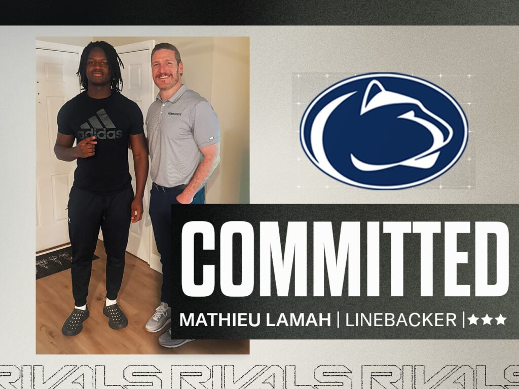 Breaking: Penn State Lands Promising Talent as Mathieu Lamah Commits to Linebacker U……