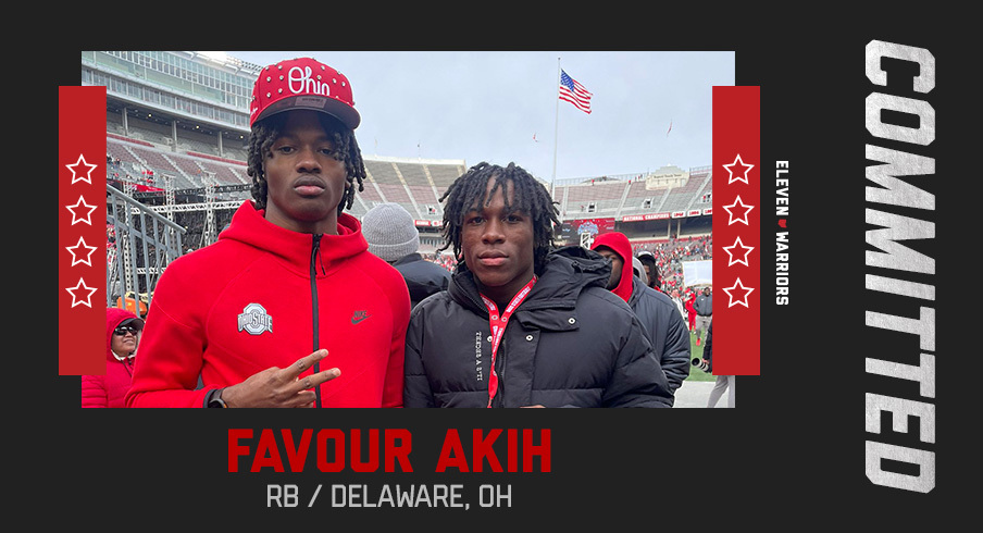 Breaking News: Four-star 2026 Ohio Running Back Favour Akih Commits to Ohio State…