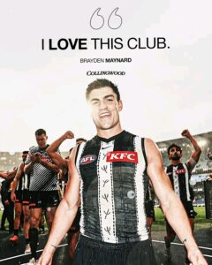 “This Club Loves You, Bruzzy 🫶🖤🤍”: Brayden Maynard Speaks Out After Re-signing with Collingwood…