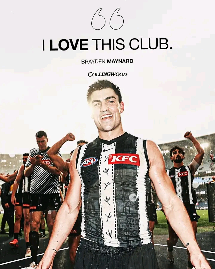 “This Club Loves You, Bruzzy 🫶🖤🤍”: Brayden Maynard Speaks Out After Re-signing with Collingwood…