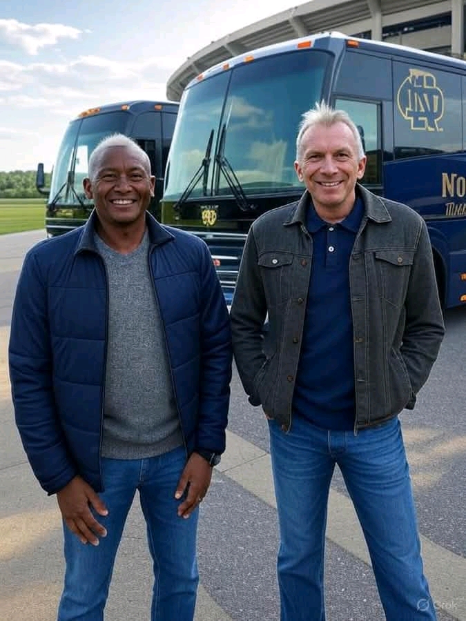 Full Breakdown, Two legends Joe Montana and Tim Brown Make Historic Power Play — Donate \$78 Million and Three Lavish Team Buses to Their Alma Mater: “We Built This Legacy, and It’s Just the Beginning”….