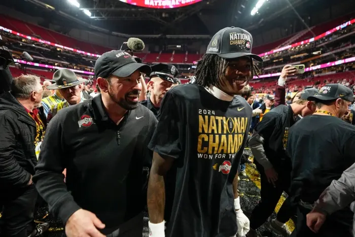 Ohio State WR Jeremiah Smith shuts down former Notre Dame running back with a two-word message on social media…