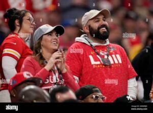 Kansas City Chiefs fans are seen during the first half of the NFL