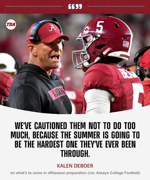 Full Breakdown: Touchdown Alabama Magazine | DeBoer Issues Strong Warning to Crimson Tide Players About Upcoming Challenges…