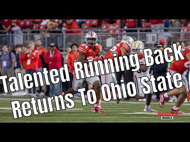 Ohio State Football: Talented RB Returns To Buckeyes In Transfer…