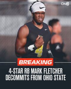 On3 Recruits on X: “🚨BREAKING🚨 4-star RB Mark Fletcher has decommitted from Florida State and committed to Georgia”…..