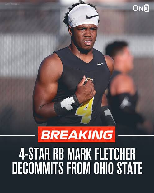 On3 Recruits on X: “🚨BREAKING🚨 4-star RB Mark Fletcher has decommitted from Florida State and committed to Georgia”…..