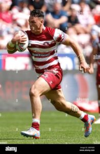 “Wigan Warriors’ Tyler Dupree in Action During the Betfred Super”…