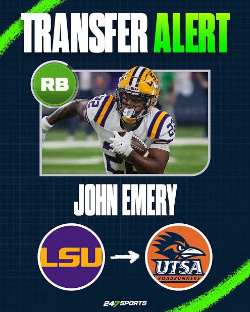247Sports | UPDATE: Former LSU Running Back John Emery Jr. Officially Inks Deal with New Program