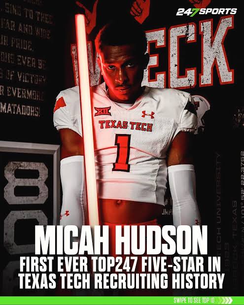 247Sports Update: Lake Belton (TX) WR Micah Hudson Becomes First Five-Star of 2025 — A Future Star on the Rise…