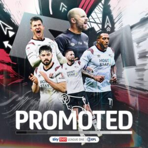 Full Breakdown: Derby County Have Officially Secured Promotion Back to the Championship After a Thrilling Campaign — Scenes of Celebration Erupt as Pride Park Welcomes Its Return to Second-Tier Football!….