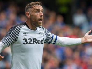 Sad news: Derby sack Richard Keogh a month after being injured in car crash…