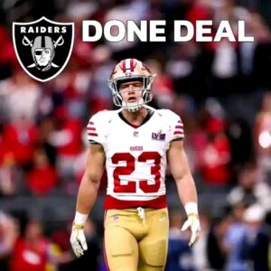 BREAKING NEWS: Raiders Set to Land Christian McCaffrey in Stunning \$90.5 Million Deal — Superstar Running Back Reportedly Agrees to Terms…