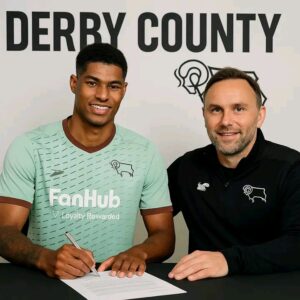 Shock Move: Marcus Rashford Secures Sensational Loan Switch to Derby County — Football World in Awe….