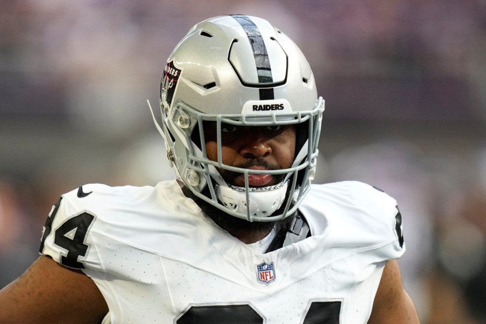 ESPN REPORT: Raiders place DT Christian Wilkins on PUP list as he still recovers from broken foot…