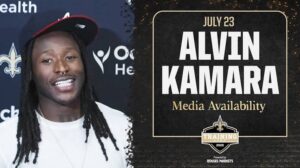 ESPN REPORT: Alvin Kamara Shares Thoughts on Kellen Moore and Tyrann Mathieu’s Retirement at Saints Training Camp 2025…