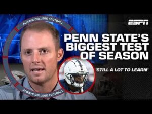 “Prove-It Time: Can Penn State Silence the Doubters and Prove They’re for Real in Crucial Showdown Against Illinois?”…..