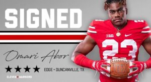 Official: Four-Star Defensive End Omari Abor Pledges to Ohio State, Bringing Elite Edge Talent to Buckeyes’ Defense…