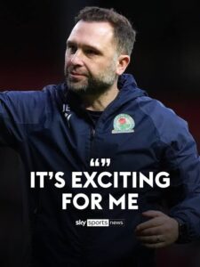 FROM BLUE TO BLACK AND WHITE: John Eustace’s Bold Leap from Blackburn Rovers to Derby County Sparks Excitement and Debate Across English Football….