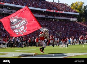 Pure Passion Unleashed: Georgia Bulldogs Fans Raise Enormous Flag in Thrilling Display of Loyalty — Powerful Images Capture the Heartbeat of Dawg Nation….
