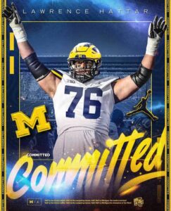 Breaking Commitment News: Ferris State Star Offensive Lineman Lawrence Hattar Commits to Michigan Wolverines, Adding Massive Strength Up Front…