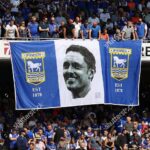 Passion on Full Display: Ipswich Town Fans Proudly Unveil Massive Flag in Electrifying Show of Loyalty — Stunning Editorial Images Capture the Spirit…