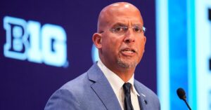 🚨James Franklin Fires Back: Penn State Coach Challenges SEC and Notre Dame Over Scheduling Standards in Fiery Debate…