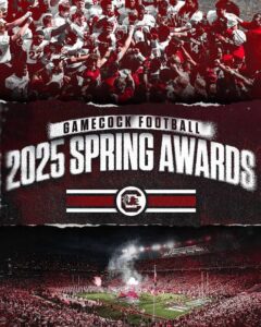“Shining Stars of Spring: South Carolina Gamecocks Reveal 2025 Award Winners in Electrifying Fashion”….